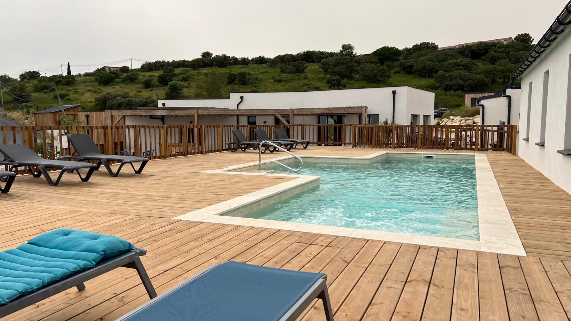 Camping Les Lodges Du Lagon Калвисон Екстериор снимка